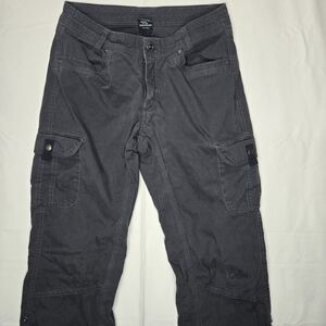 Khul Womens Roll Up Gray Cargo Pants Womens Sz. 6-Short Hiking Outdoor